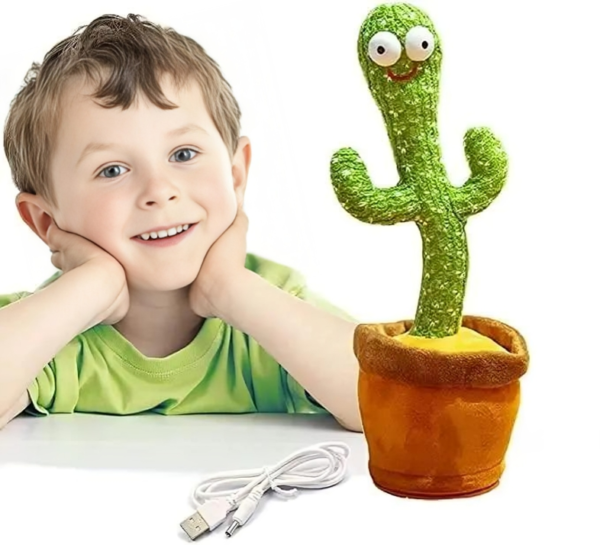 Sonpal Dancing Cactus Baby Toy Musical (Multicolor) - Image 2