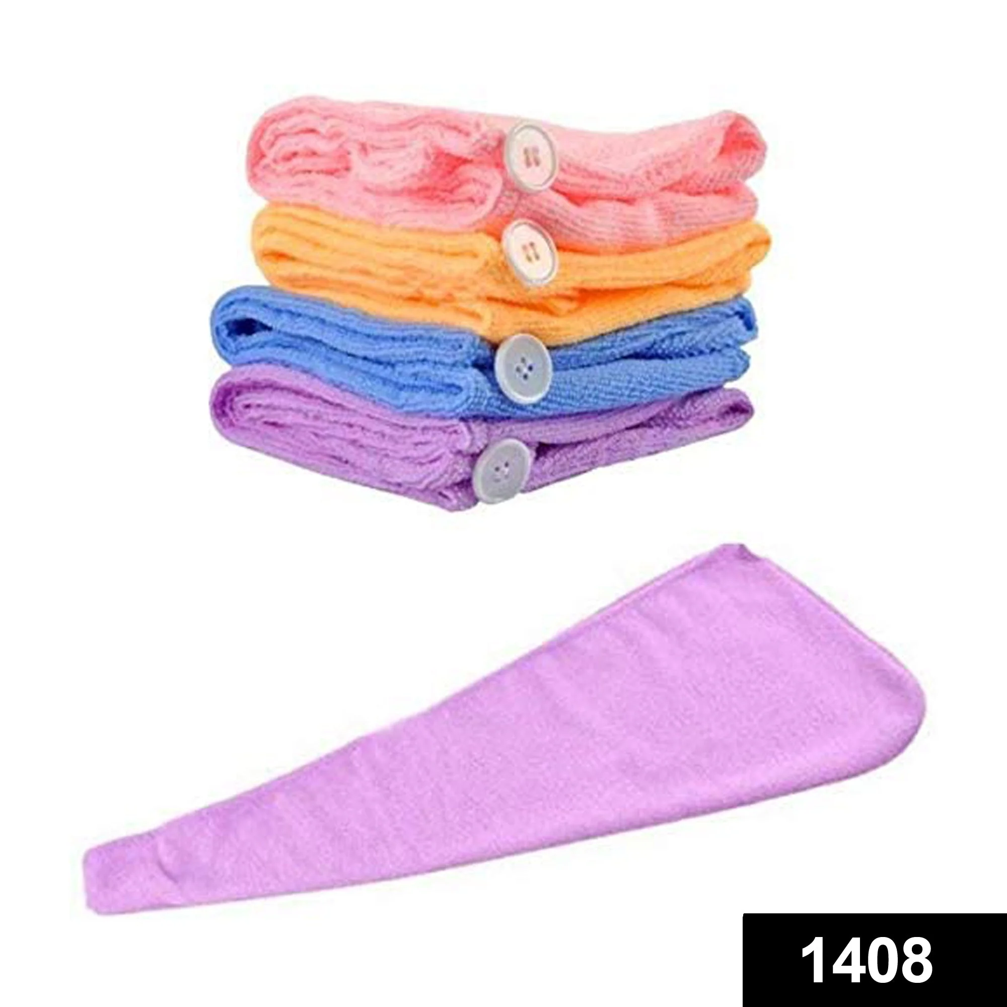 Quick Turban Hair-Drying Absorbent Microfiber Towel / Dry Shower Caps - Image 2