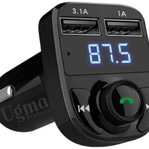 Printme CAR X8 Bluetooth FM Transmitter – Hands-Free, Music & Charging Kit