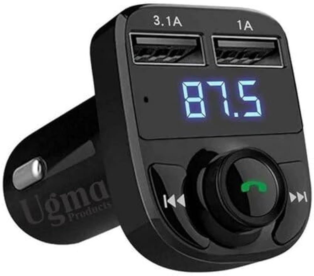 Printme CAR X8 Bluetooth FM Transmitter – Hands-Free, Music & Charging Kit