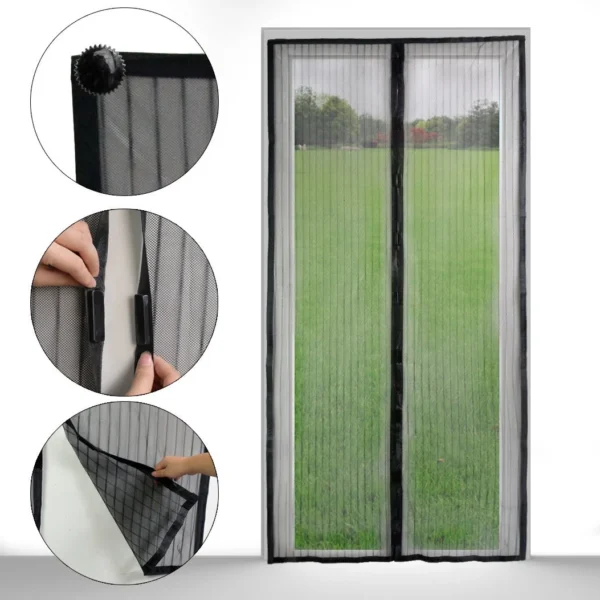 LIPSA Mosquito Screen Door Net with Magnets - Image 6