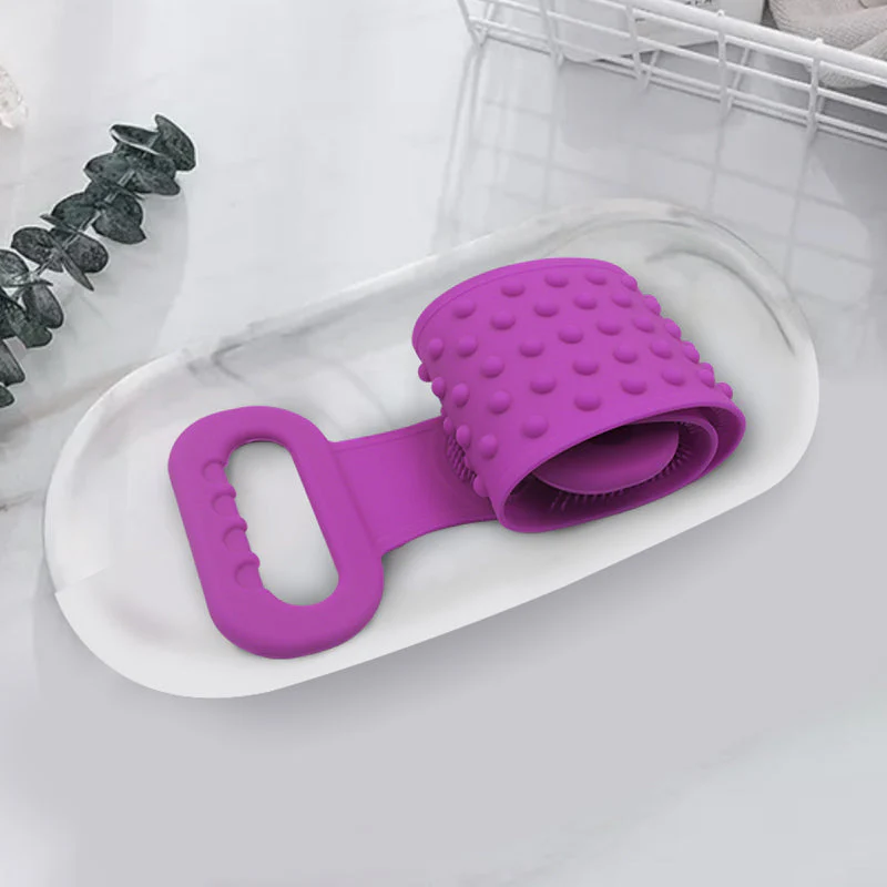 Silicone Body Back Scrubber Bath Brush Washer For Dead Skin Removal - Image 5