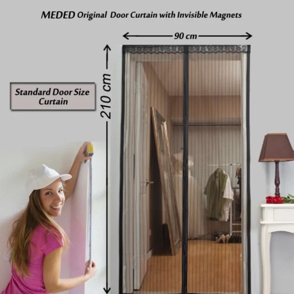 LIPSA Mosquito Screen Door Net with Magnets - Image 4