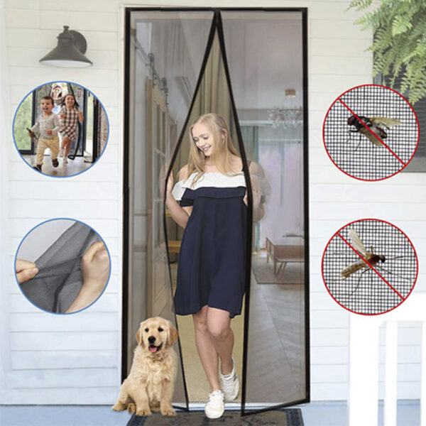 LIPSA Mosquito Screen Door Net with Magnets - Image 2