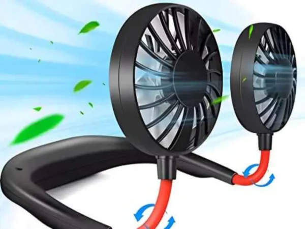 Portable Neck Fan | USB Rechargeable, 6 Speeds, 360° Adjustable - Image 5